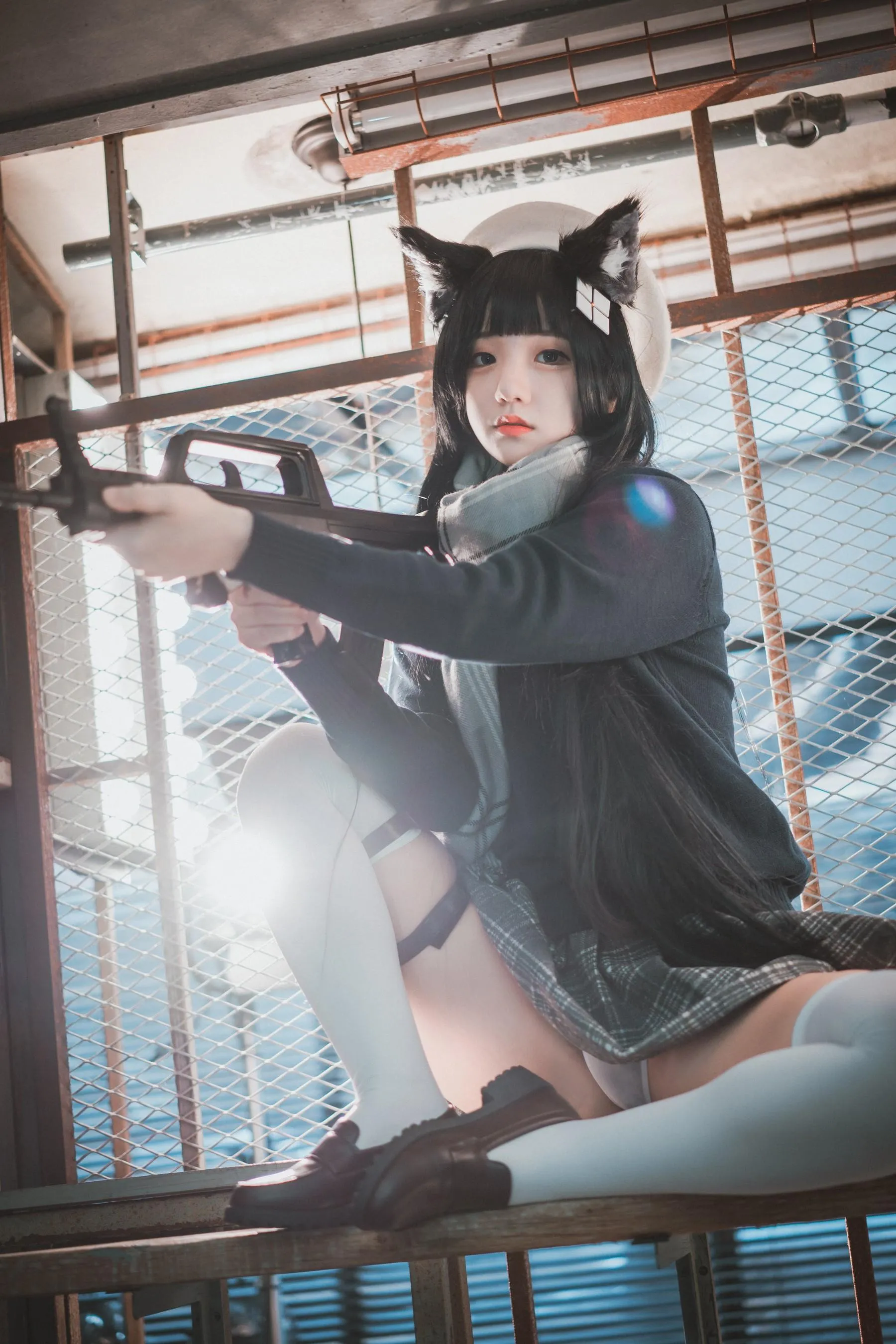 Jenny 정제니 – NO.19 [DJAWA] Type95 Pure White Graduation Girls Frontline [33P]插图1